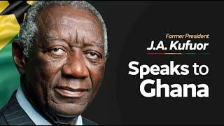 Ex- President JA Kuffour speaks to the Nation After NDC Youth Attack on him. Elections 24