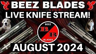 BEEZ BLADES LIVE AT THE HIVE! KIZER IS COMING! Giveaways! Knife Talk!