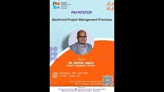 PM PITSTOP - GenAI and Project Management Practices on 10th July 2024