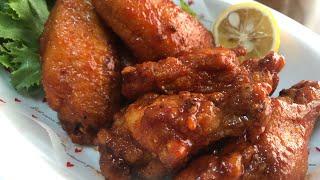 CRISPY AND SPICY CHICKEN WINGS#2ang SARAP!