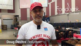 Volunteer Doug Devitre on Hunger Action Month