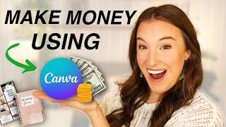 10 ways to MAKE MONEY ONLINE using CANVA in 2024 