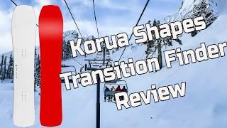 The 2025 Korua Transition Finder Snowboard Review