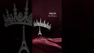 PENELOPE Wedding Crown and Tiara with Swarovski Crystals | Ellee Couture Boutique