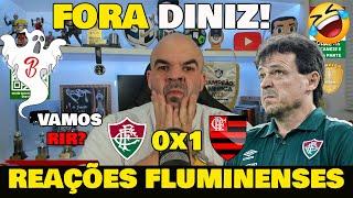 REAÇÕES DO ANDRÉ "CANAL SENTIMENTO TRICOLOR" O CARA SURTOU, FORA DINIZ! FLUMINENSE 0x1 FLAMENGO.