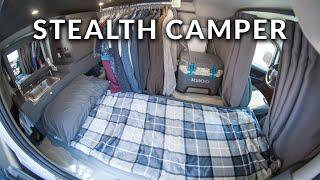 Ultimate Stealth Camper Van Tour | Nissan NV200 Self-Converted Build Walkthrough