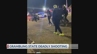 Grambling State University mass shooting (video courtesy Justin Mitchell)