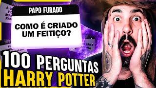 RESPONDENDO 100 PERGUNTAS SOBRE HARRY POTTER | SUPER PAPO FURADO 2