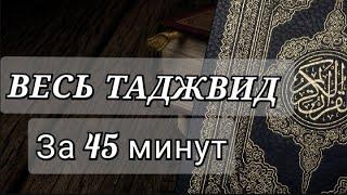 ПОСЛЕ ЭТОГО ВИДЕО ТЫ БУДЕШЬ ЧИТАТЬ КОРАН БЕЗ ОШИБОК. Таджвид за 45 минут