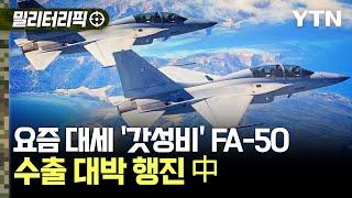 [밀리터리픽] 요즘 대세 '갓성비' FA-50 ··· 수출 대박 행진 중 / YTN