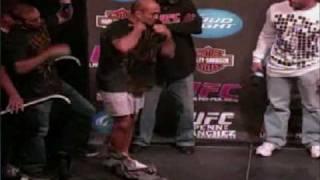 BJ Penn Diego Sanchez weigh in UFC 107