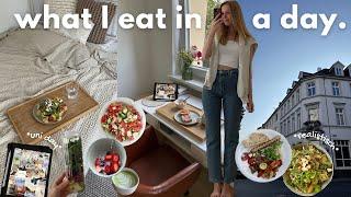 Realistisches WHAT I EAT IN A DAY I Unitag & Prüfungsphase, Sommer Rezepte & intuitive Ernährung?