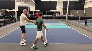 Pickleball with Ricardas Berankis. First time!