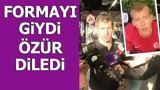 Emre Belözoğlu'na fırça uzatan Belçikalı özür diledi