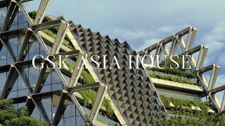 Biophilic Workplace with Spacious Atrium Surrounded by Tropical Foliage  |  GSK Asia House