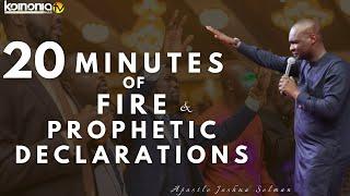 20 MINUTES OF FIRE AND SPECIAL PROPHETIC DECREES AND DECLARATIONS by Apostle Joshua Selman