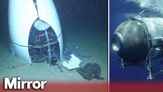 New video shows Titan submersible at the bottom of ocean