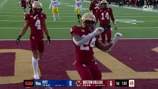 Pittsburgh Panthers vs  Boston College Eagles | Game Highlights | College Football | The CW