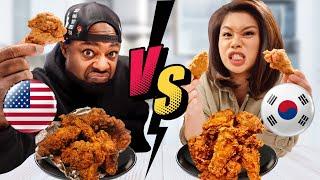 American vs Korean Fried Chicken! And the winner is….