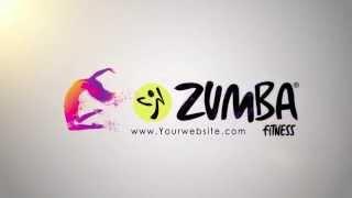 Colourful particles logo reveal II Zumba v4