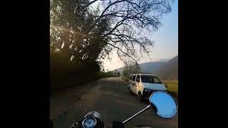 BULLET thru HYBER BRIDGE.  #Nepal #royalenfield