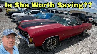 Can This El Camino Be Saved? Copart Walk Around - 7/26/24