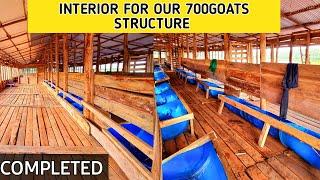 Zero grazing unit for 700goats (interior) | Day 15 | 2023