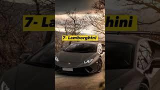 Top 10 luxury car brands #shorts #youtubeshorts #cars #top10