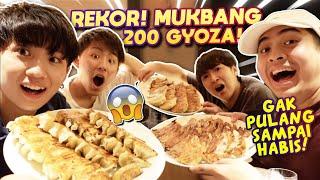 GILE! MUKBANG 200 GYOZA TERBANYAK DALAM HIDUP! GAK PULANG SAMPE HABIS!