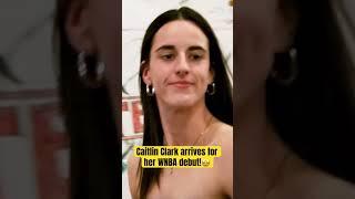 Caitlin Clark arrives in style for her WNBA debut! #caitlinclark #basketball #indianafever #wnba