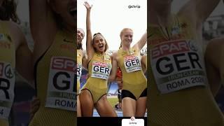 Diamond league Alica Schmidt vs Yuliya levchenko beautiful women's sports #shorts #youtubeshorts