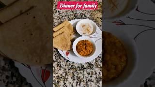 Dinner for family #cooking #recipe #food #bengali  #shorts #minivlog#dinner@ankitavlog-10