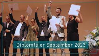 Diplomfeier der Kalaidos Fachhochschule im September 2023