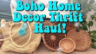 BOHO Home Decor Thrift Haul! | Kayla Marie