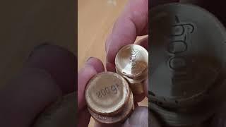 Removing dirt,oxidisation, WITHOUT changing the weight. #asmr #restoration #vintage #brass #rust