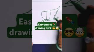 how is it?    #shorts #ytshorts #creative #drawing #bird #art #painting