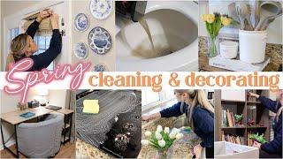 SPRING CLEANING & SPRING DECOR 2023 | SPRING CLEAN AND DECORATE WITH ME - DEEP CLEANING MOTIVATION