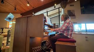 BachScholar playing Bach's "Goldberg Aria" on a church organ