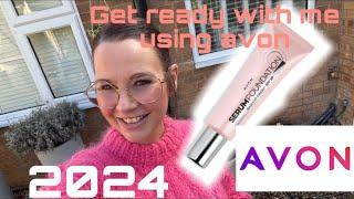 Get ready with me using avon serum foundation & makeup  over 40 makeup