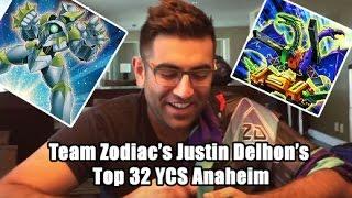 Top 32 Team Zodiac's Justin Delhon Galaxy ABC YCS Anaheim Deck Profile ft. Desmond Johnson