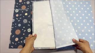 How to make easy cosmetic bag at home | Sewing bag tutorial