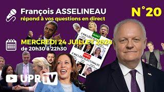 François Asselineau répond à vos questions en direct n°20