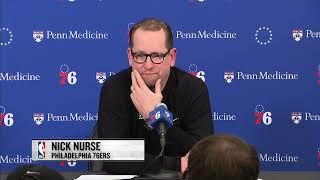 Nick Nurse Responds to Philadelphia 76ers Loss vs. New Orleans | 76ers Post-Game Interview