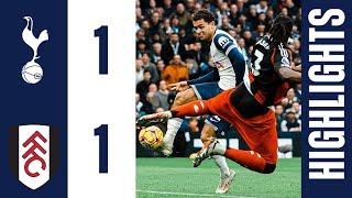 Tottenham Hotspur 1-1 Fulham | Premier League Highlights