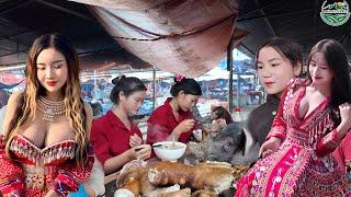 Chợ Phiên Họp Sáng Thứ Ba Có Rất Nhiều Hàng Nóng - Miền núi tây bắc