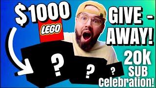 BIGGEST LEGO 2021 GIVEAWAY! $1000 In LEGO Prizes!