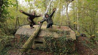 Stealth Camping in Abandoned WW2 Machine Gun Pillbox