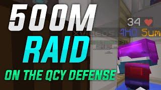 500M RAID ON A QCY CELL DEFENSE | Cosmic Prisons