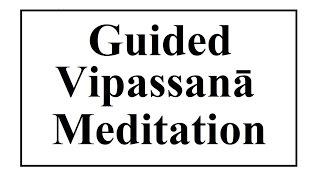 Vipassanā Meditation: Guided Meditation for Beginners; Meditate daily