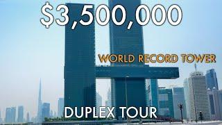 Touring a $3,500,000 ULTRA LUXURY Duplex in a WORLD RECORD Tower - One Zabeel